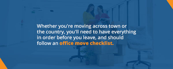 The Complete Corporate Moving Checklist