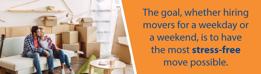 Weekday vs. Weekend Move: What is The Best Day of the Week to Move?