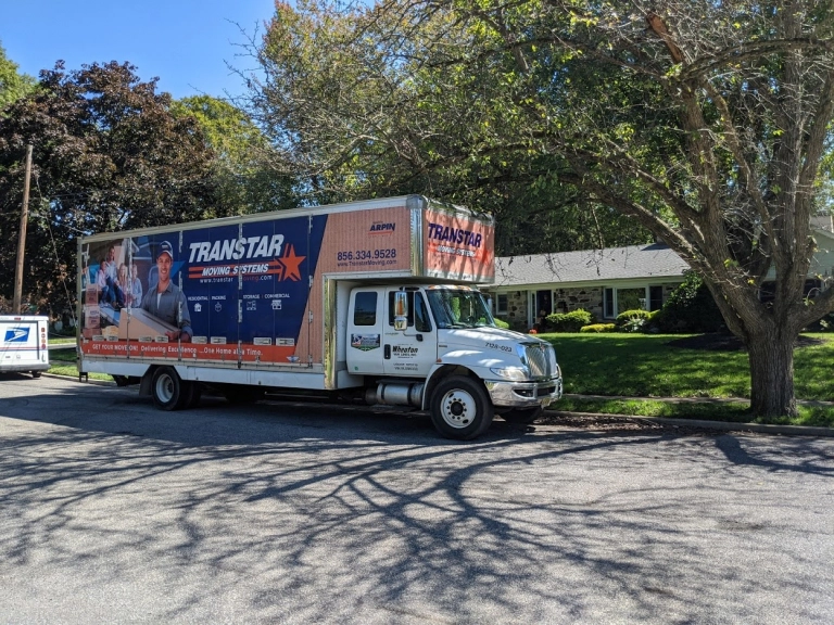 Transtar Moving Systems truck in Voorhees, NJ